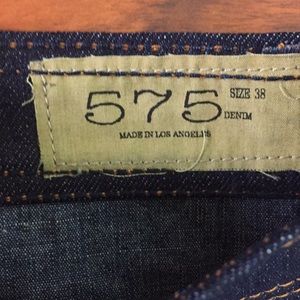 NWT 575 Denim Dark Wash Embellished Premium Jeans